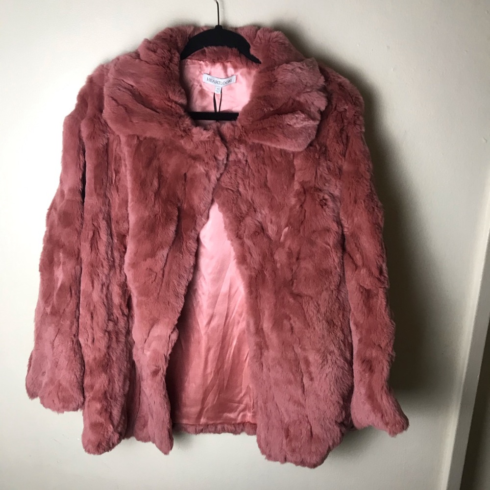 HEARTLOOM fur coat